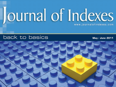 Journal of Indexes May/June 2011 Journal of Indexes May/June 2011