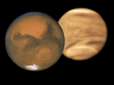 Mars and Venus Mars and Venus