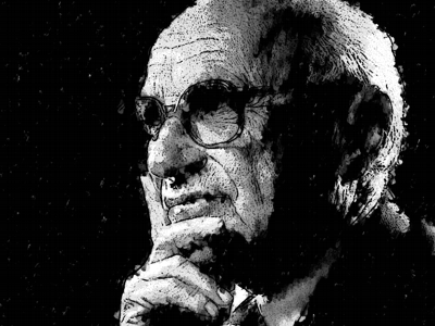 Milton Friedman Watercolor Milton Friedman Watercolor