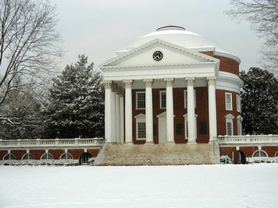 Rotunda in the snow