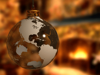 Christmas Globe Ornament