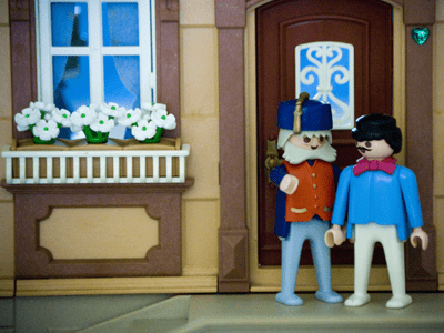 Father and Adult Son