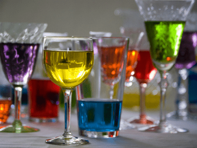 Colorful Drinking Glasses