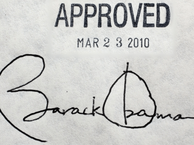 Obamacare approved 3/23/2010 Obamacare approved 3/23/2010