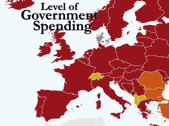 Freedom 2012 Level of Government Spending