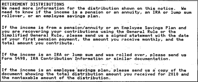 IRS CP2000 Notice