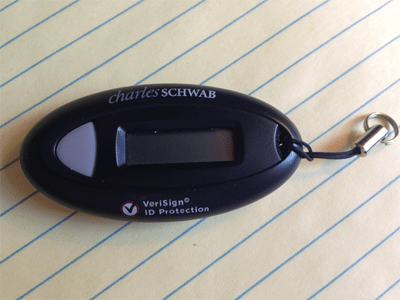 Schwab VeriSign Device