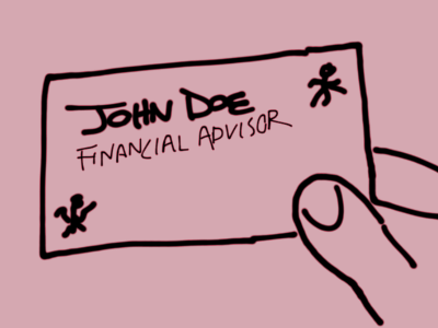 financial advisor card