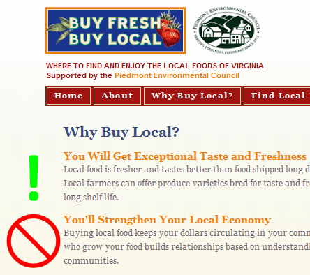Buy fresh. Buy local.