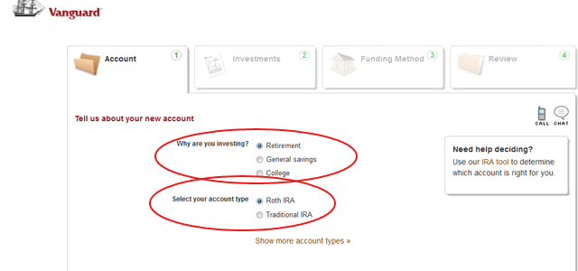Vanguard account opening-5