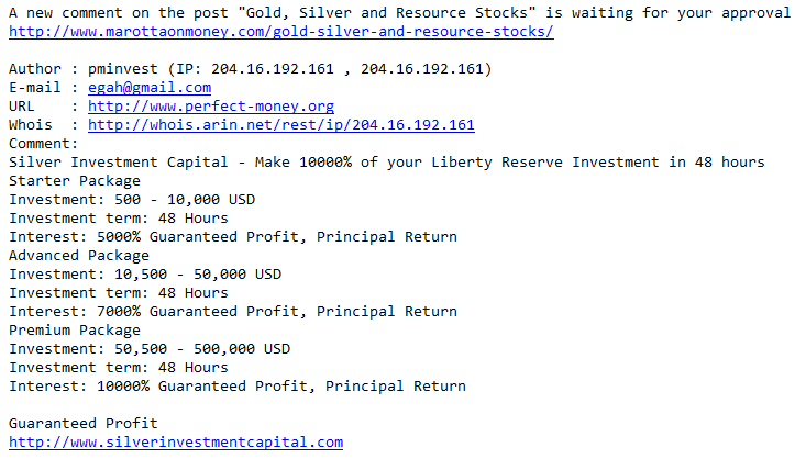 Scam Email