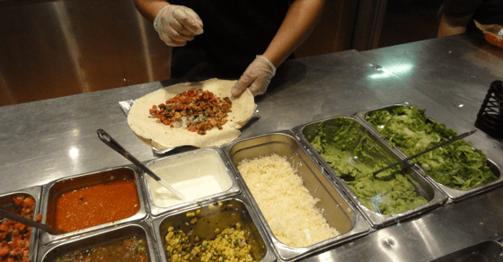 Chipotle line Chipotle line