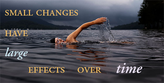 Small Changes - Large Effects Over Time