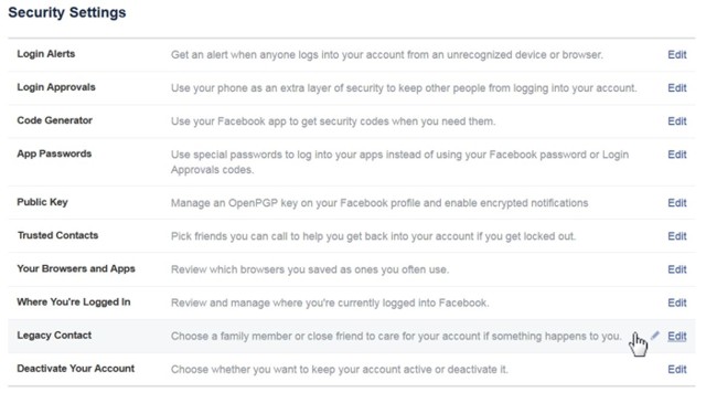 Facebook Legacy: Step3