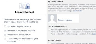 Digital Estate Plan: Facebook Legacy Contact