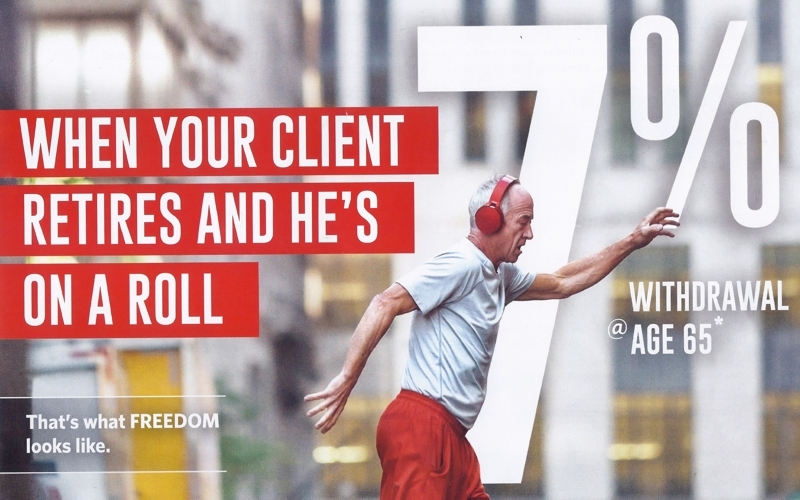 Portion of a misleading advertisement